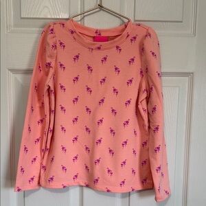 Lilly Pulitzer Pink Flamingo Long Sleeve Sweater